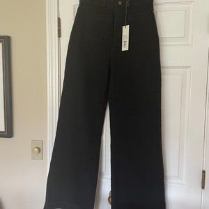 Rolla"s Sailor Jeans Size 28  Wide Leg Jet Black